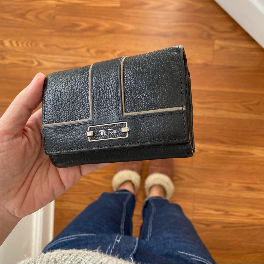 Tumi Black Leather Wallet